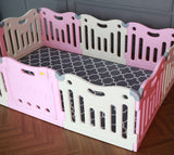 Baby Care FunZone Playpen - Pink play room