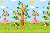 Soft Baby Care Playmat - Birds in the Trees - Large