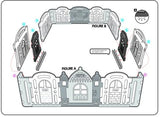 Large Dwinguler Castle Playpen Extension Kit - Rainbow