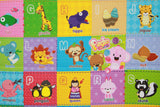 Reversible Baby Care Playmat with animals - Pingko & Friends